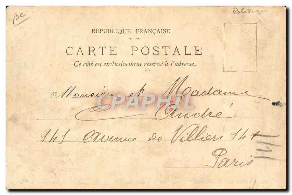 Caricature politique — France et Danemark — éditée par ROSTRO n° 1103 — Rückseite