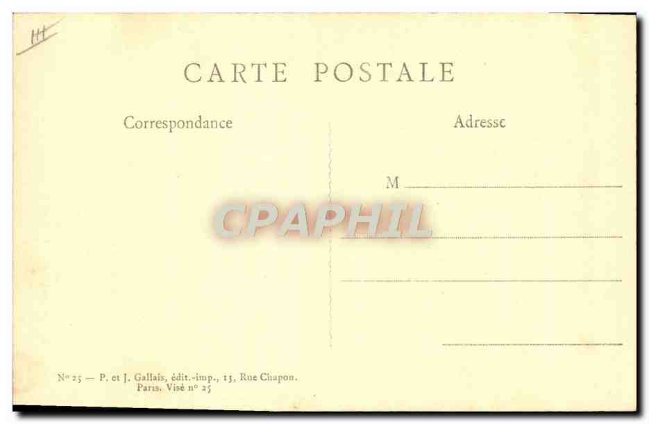 CPA Politique Satirique Huguet Numa Argument supreme  — Verso
