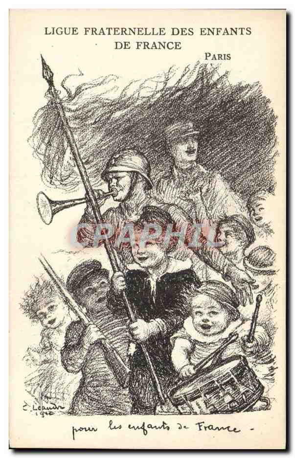 Ligue Fraternelle des Enfants de France — Paris — E. Leaman 1912