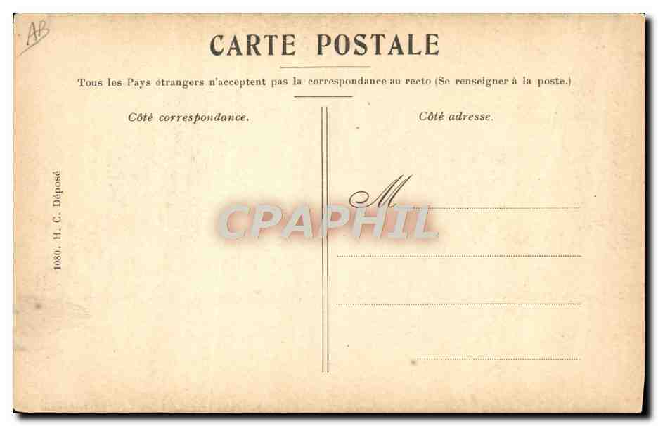 L'Invitation à la Valse — caricature politique — H. C. Déposé 1880 — Rückseite