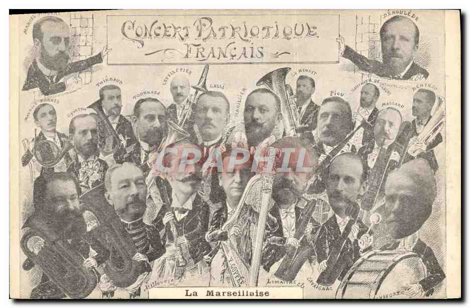 Concert Patriotique Français — La Marseillaise — Édition Française (A.M.L.) Paris