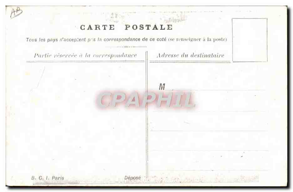 La corrida du Maroc — caricature politique — B. C. I. Paris — Rückseite