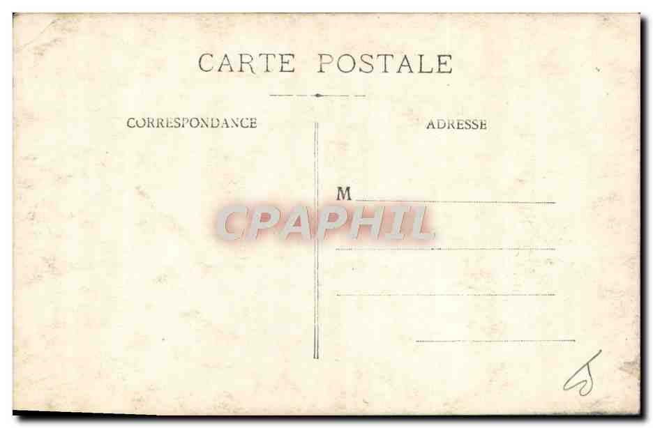 Bégard — Préparatifs de Fête-Dieu — La Croix et la Bannière — Georges, Mars 1914 — Rückseite