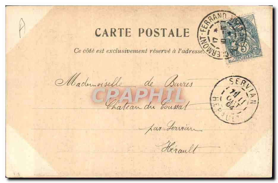 CPA Politique Satirique Spectacle du jour Loubet Nicolas II Russie Russia — Verso