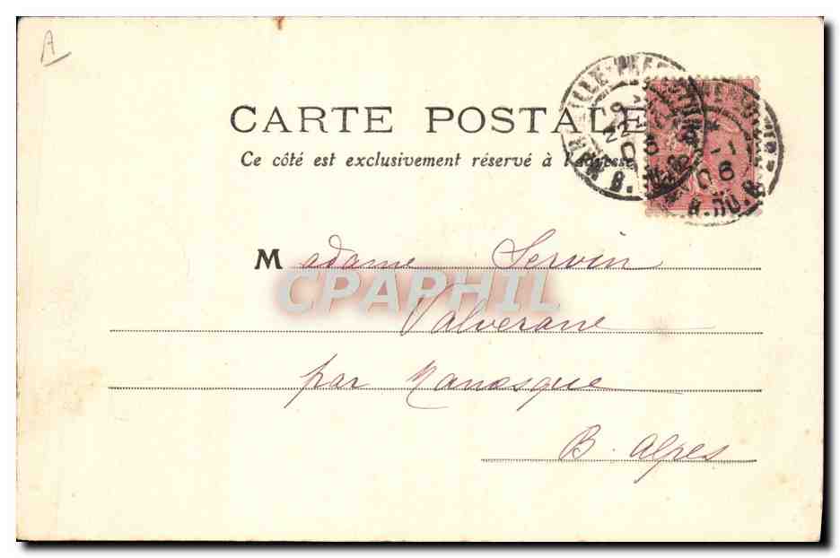 CPA Astronomie Mont Ventoux L'Observatoire — Rückseite