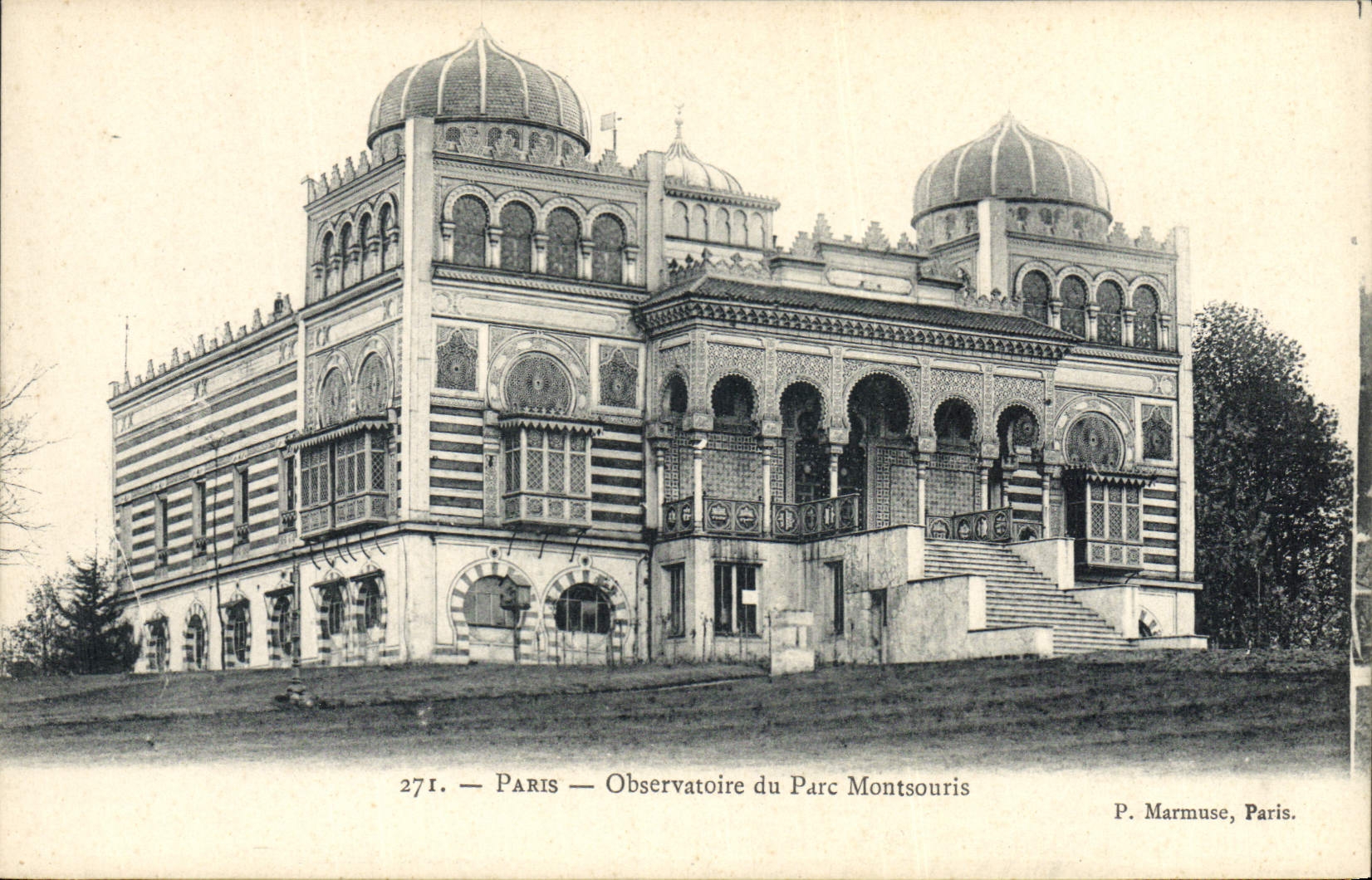CPA Astronomie Paris Observatoire du parc Montsouris