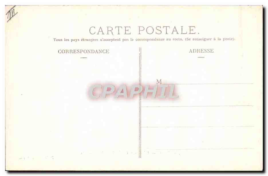 CPA Astronomie Paris Observatoire du parc Montsouris — Rückseite