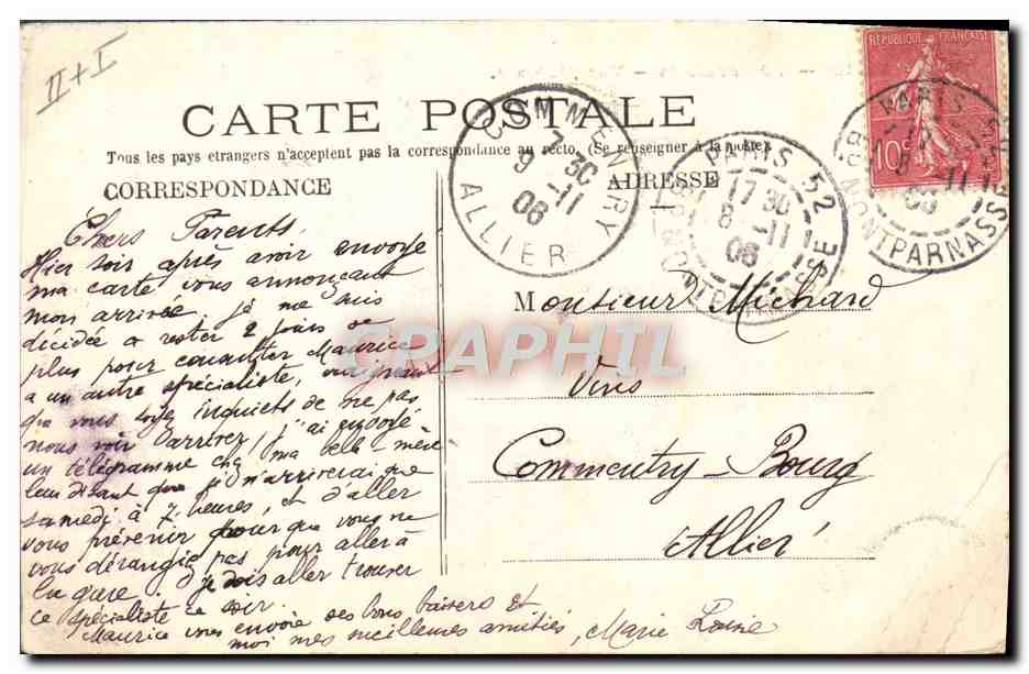 CPA Astronomie Paris L'Observatoire Vue generale — Rückseite