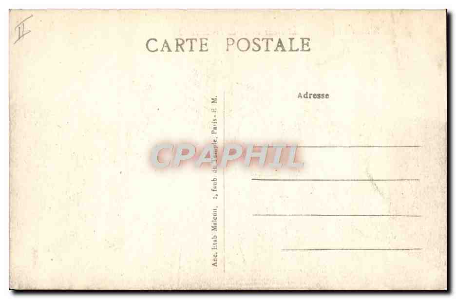 CPA Astronomie Meudon Observatoire — Rückseite
