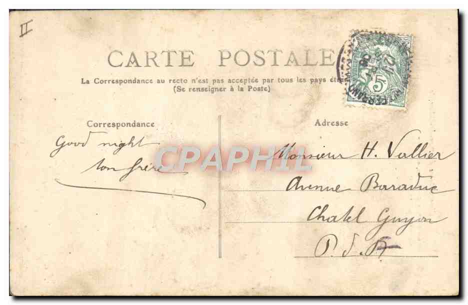 CPA Astronomie Observatoire du Puy de Dome Effet de givre sur la tour  — Rückseite