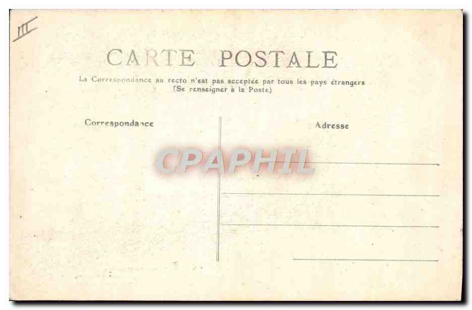 CPA Astronomie Meudon Chateau Ancienne residence imperiale Observatoire — Rückseite
