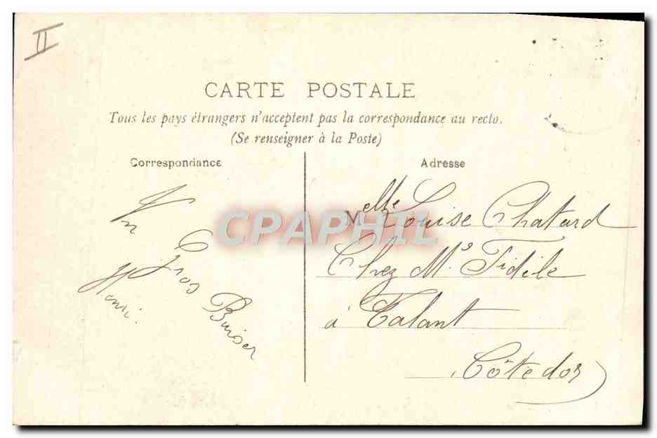CPA Astronomie Langres L'hopital de la Charite et l'Observatoire meterologique — Rückseite