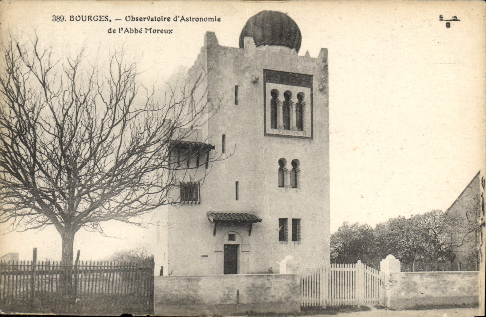 CPA Astronomie Bourges Observatoire d'astronomie de l'abbe Moreux