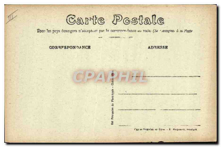 CPA Astronomie Bourges Observatoire d'astronomie de l'abbe Moreux — Rückseite