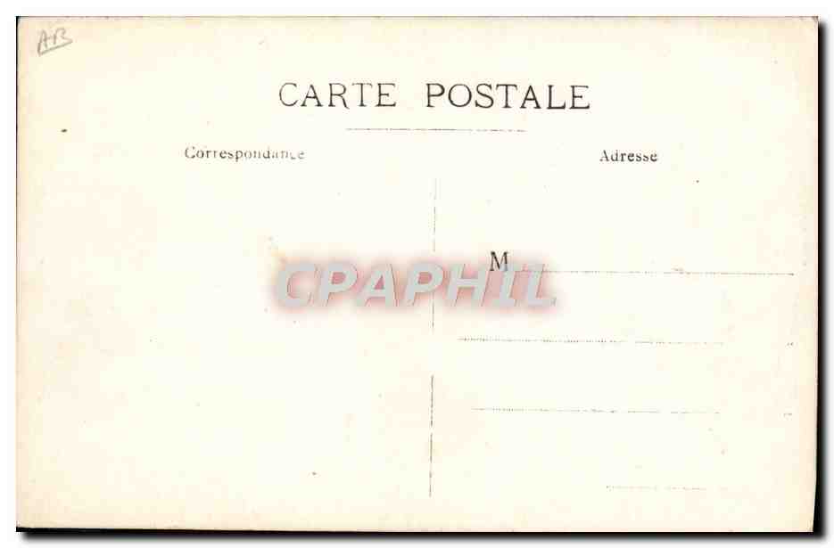 CARTE PHOTO Football  — Rückseite
