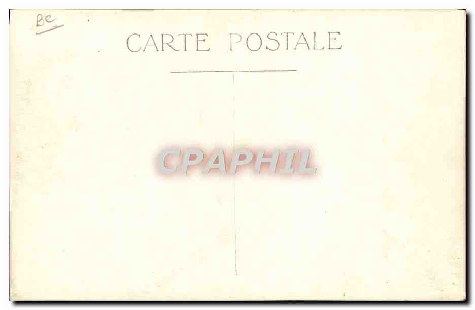 CARTE PHOTO Football  — Rückseite