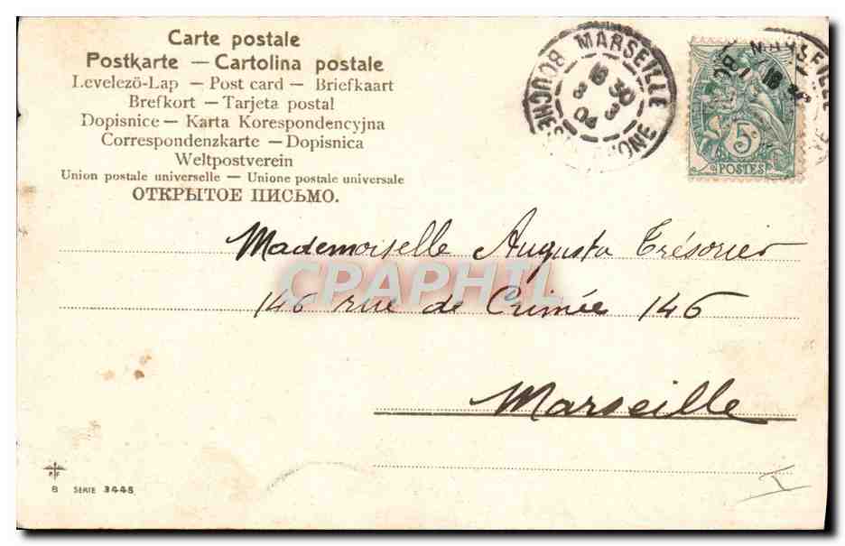 CPA Football Enfant  — Rückseite