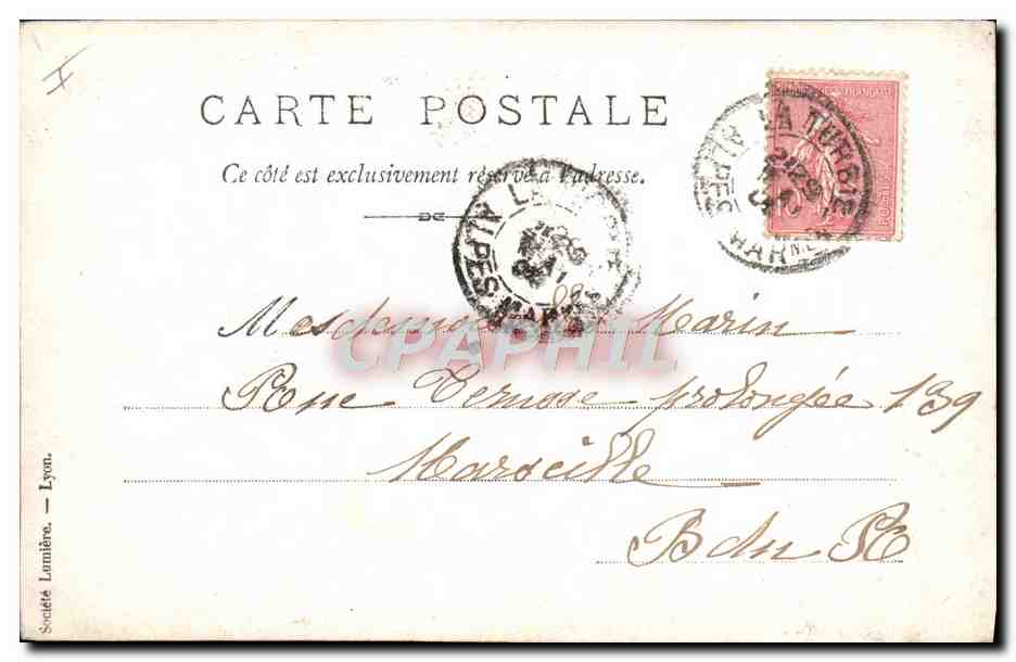 CPA Football Enfant  — Rückseite