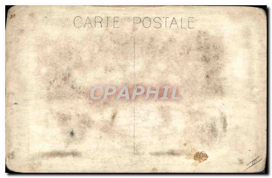 CARTE PHOTO Football  — Rückseite