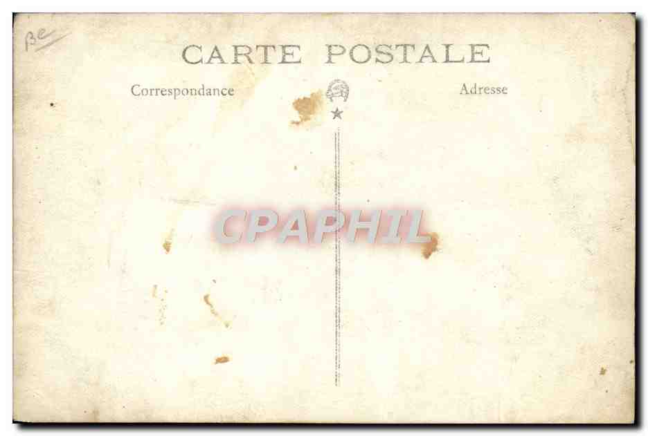 CARTE PHOTO Football  — Rückseite