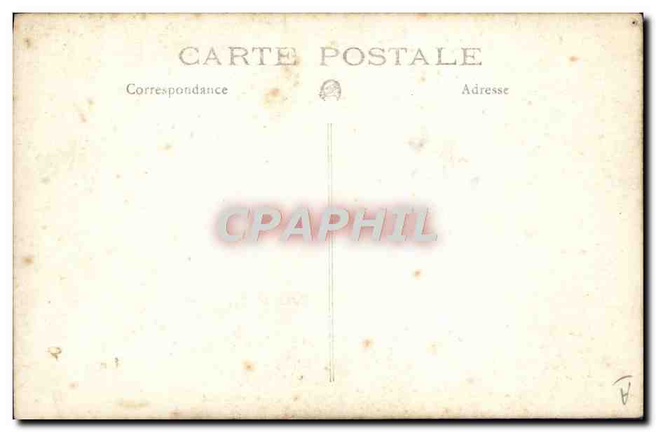CARTE PHOTO Football  — Rückseite