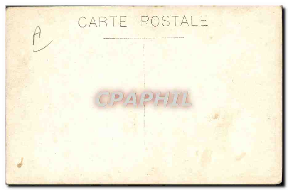 CARTE PHOTO Football  — Rückseite