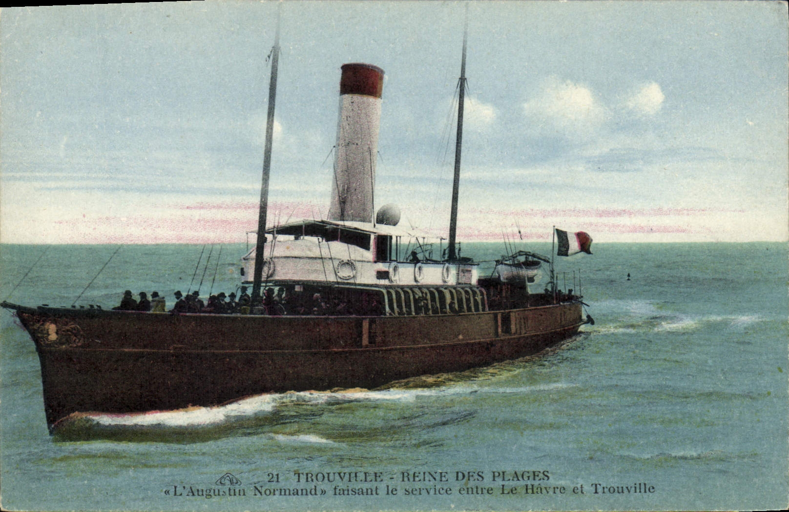 L'Augustin Normand — Reine des Plages — éditeur L'Acienne des Arts Photographiques, Trouville
