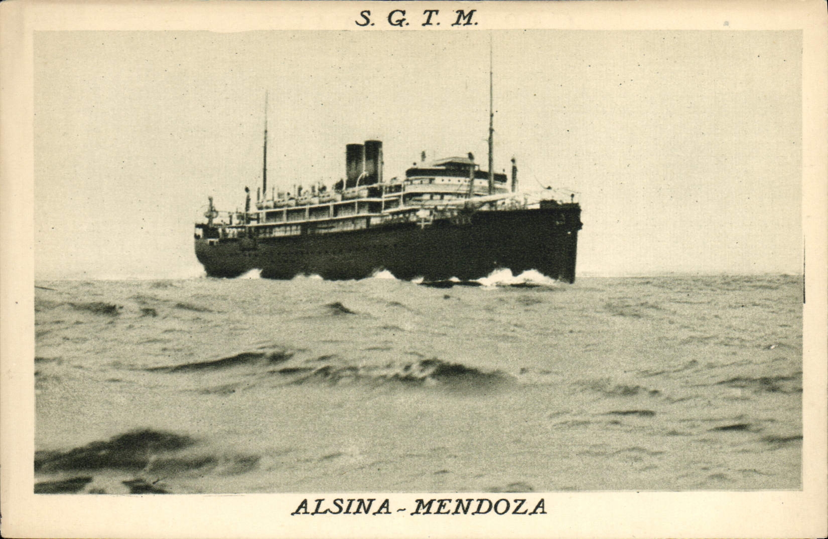 CPA Bateau SGTM Alsina Mendoza