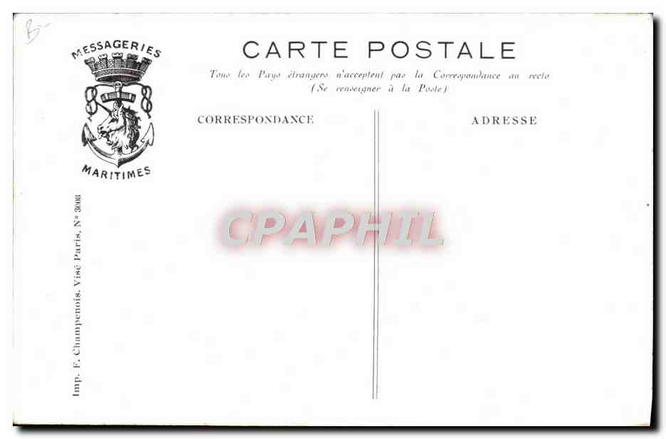 CPA Bateau Australien Torpille le 19 juillet 1918  — Verso