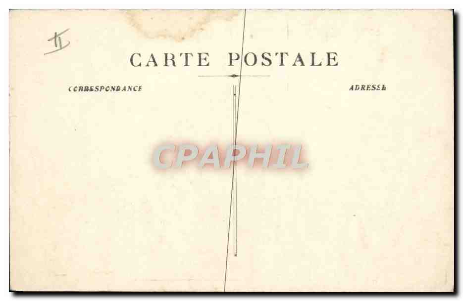 Paquebot "ALGERIE" (T.S.F.) — Société Générale de Transports Maritimes à Vapeur - Marseille — Verso