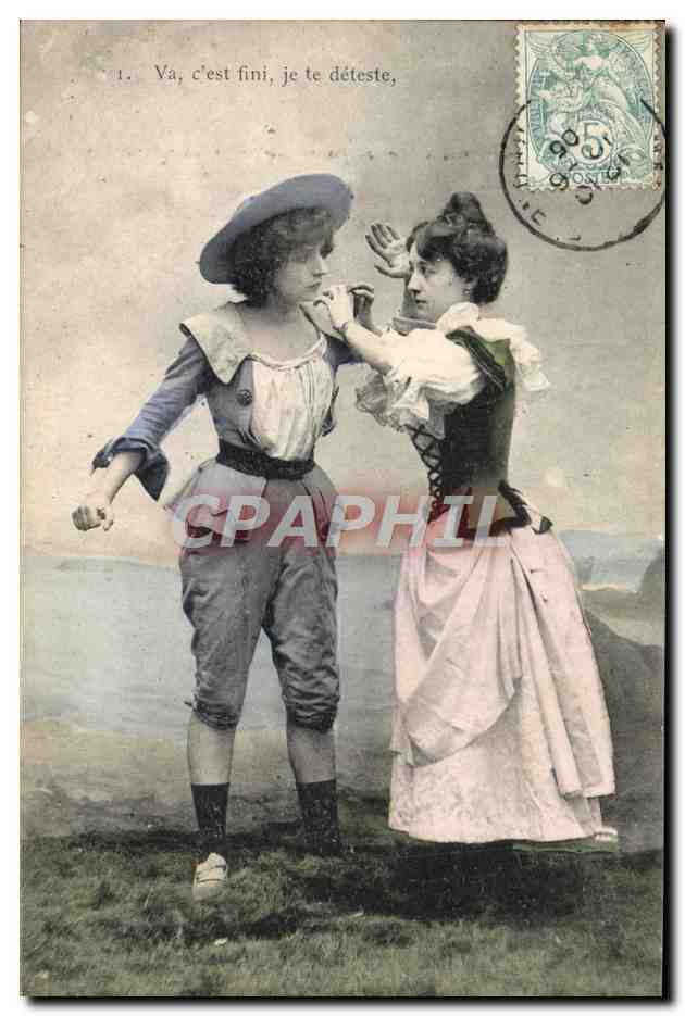 CPA Fantaisie Femme