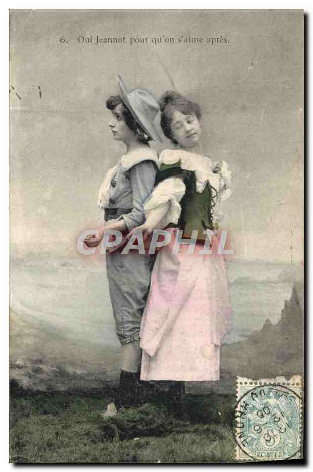 Deux jeunes filles en costume — série 6 — éditeur non identifié