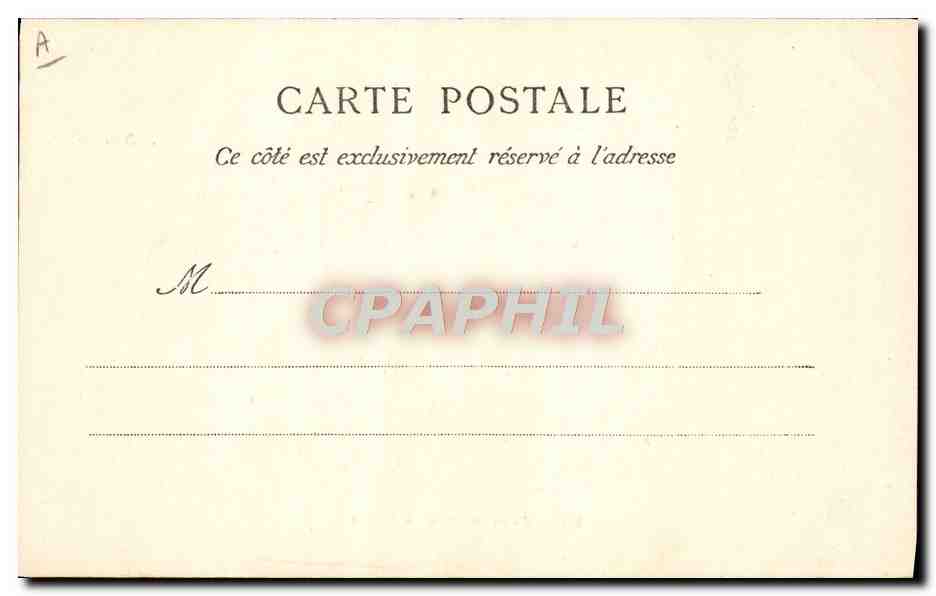 CPA Fantaisie Marines et scenes de plage Enfants Peche — Rückseite