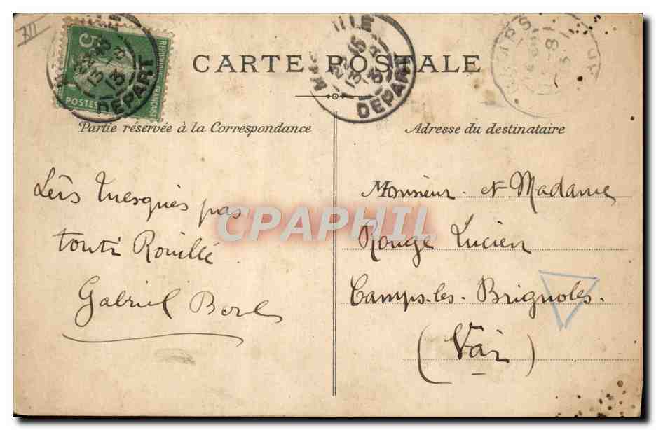Trois Grâces — Bains de Mer — LL, n° 5031 — Rückseite