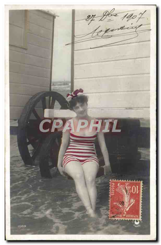 CPA Fantaisie Maillot de bain Femme 