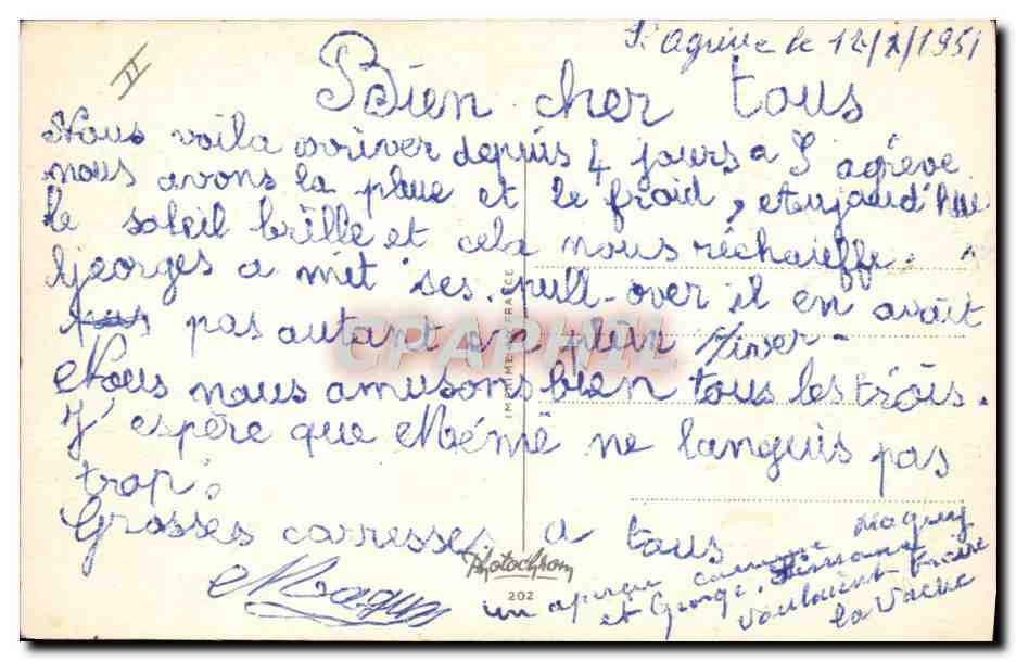 CPA Fantaisie Illustrateur Enfants Vache Chien Grenouille Crapaud — Rückseite