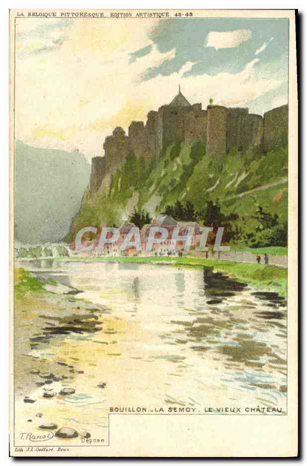 CPA Fantaisie Illustrateur Ranot Bouillon La Semoy Le viuex chateau