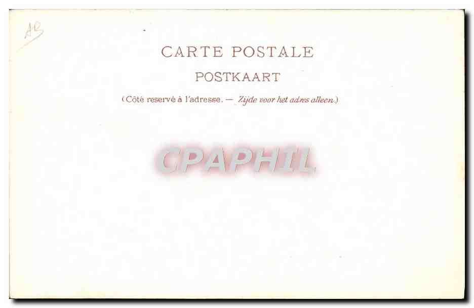 CPA Fantaisie Illustrateur Ranot Hal Eglise Notre Dame — Rückseite