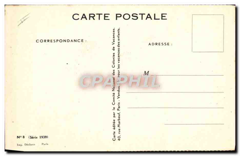 CPA Fantaisie Illustrateur Redon Enfants Les secrets de la mer — Rückseite