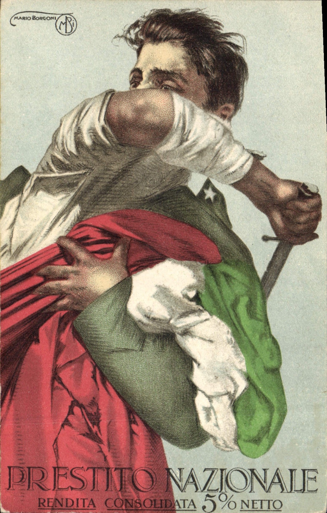 CPA Militaria Prestito Nazionale Emprunt Italie