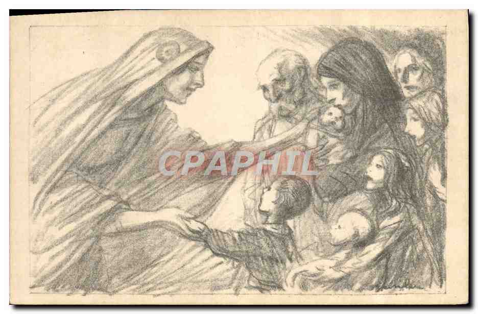 CPA Militaria Secours National Illustrateur