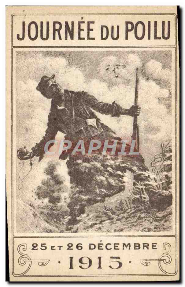 CPA Militaria Journee du Poilu 25 et 26 decembre 1915