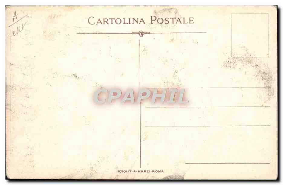 CPA Militaria Italie  — Rückseite