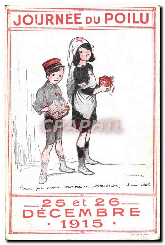 CPA Militaria Journee du Poilu 25 et 26 decembre 1915