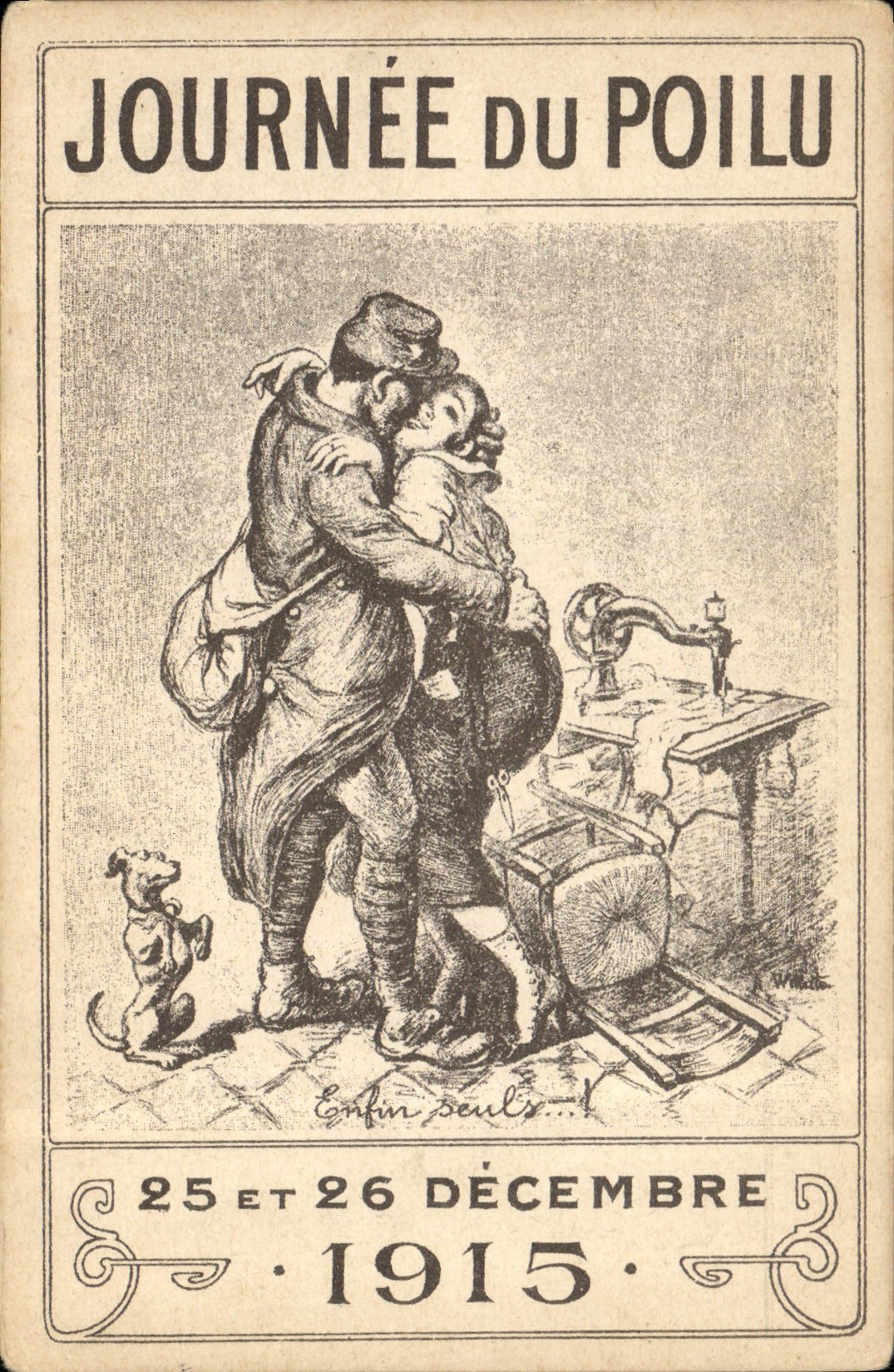 CPA Militaria Journee du Poilu 25 et 26 decembre 1915