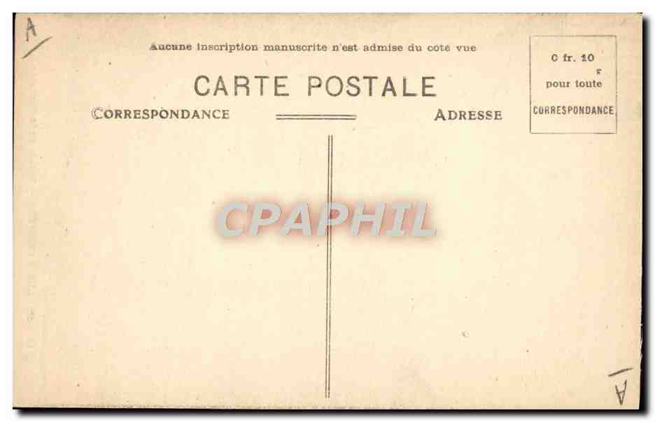 CPA Pyrenees Retour de la fontaine Folklore — Verso