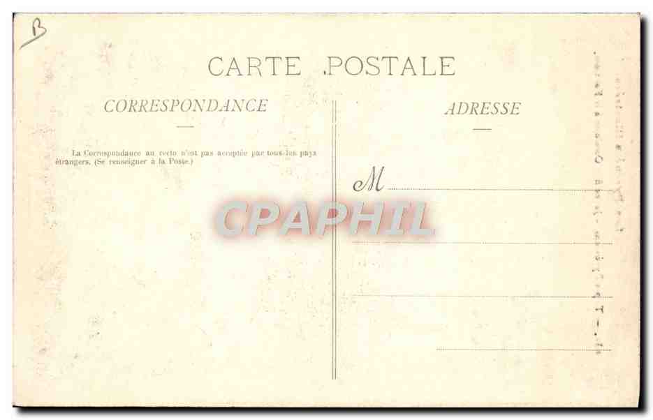 CPA Pyrenees Jeune fille Ossaloise a la fontaine Folklore — Rückseite