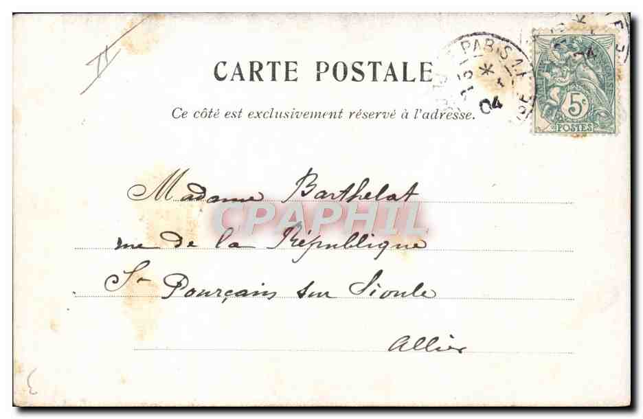 CPA Politique Satirique L'invitation a la valse Nicolas II Russie Russia  — Verso