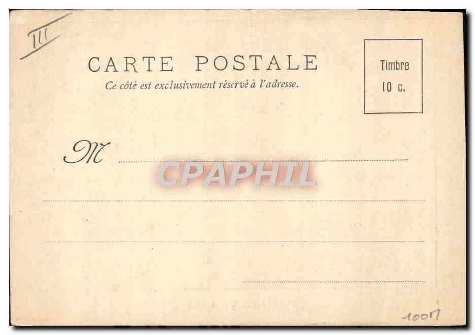 CPA Politique Satirique librte de la rue  — Verso