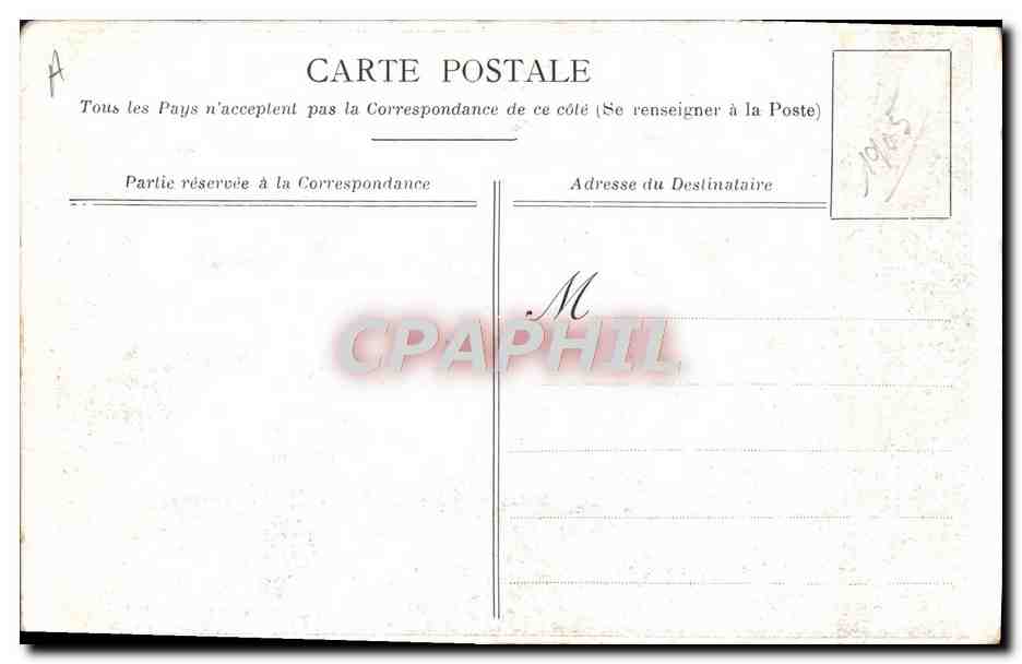 CPA Politique Satirique Alphonse XIII Chez Loubet La ballade du Royal Bambin Chien — Verso